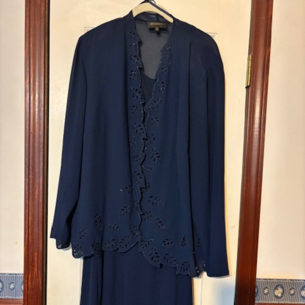 Studio 1 evening/Mother of the bride dress size 20w Navy blue
